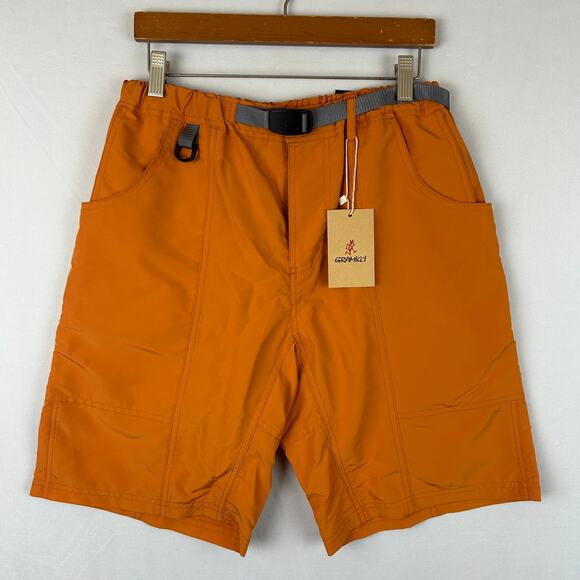 Gramicci Shell Gear Short Foggy Orange 9" Inseam Belted G2SM-P025 Men's Size S - Picture 1 of 10